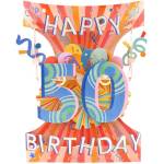 Santoro 3D картичка Santoro Swing - Happy 50 Birthday (SC237)
