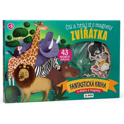 Čti a hraj si s magnety ZVÍŘÁTKA