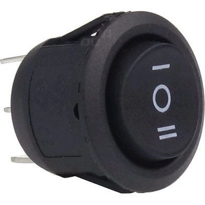 AMiO Prepínač kolískový okrúhly 12/230V – BU03 02463