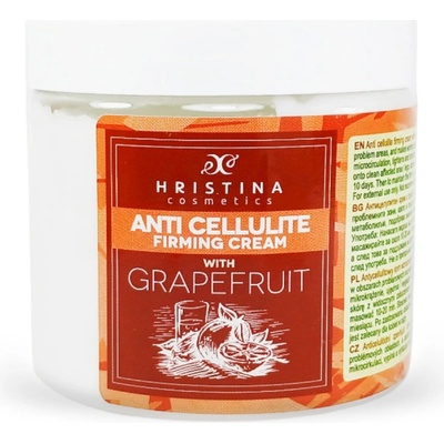 Hristina Anti Cellulitie Firming Cream zpevňující krém proti celulitidě s grapefruitem 200 ml