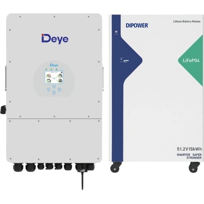 Deye Set 12 kW + baterie 15 kWh DiPower