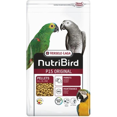 VL NutriBird P15 Original extrudy pre veľké papagáje s tuzemským ovocím 10 kg