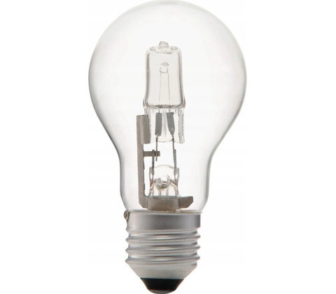 žárovka E27 A60 hrušková halogenová 230V/52W