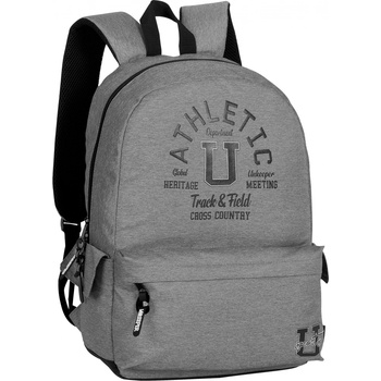 Unkeeper Ученическа раница Unkeeper - Athletic, Сива (DKT64782)