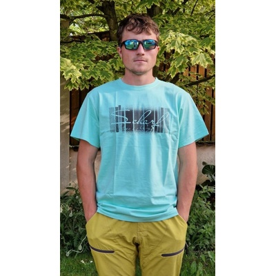 Pánské tričko Scharf s krátkým rukávem kód logo mint
