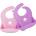 KeaBabies Силиконови Лигавници 2 Броя Розов/Лилав KeaBabies (KB034-002)