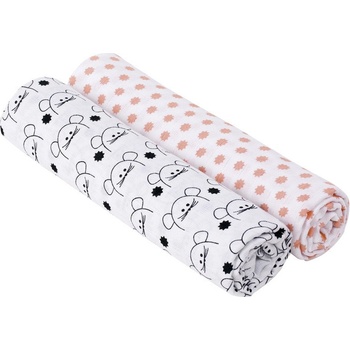 Lässig Bavlněné plenky Swaddle blanket 120 x 120 cm Little Chums Dog 2019