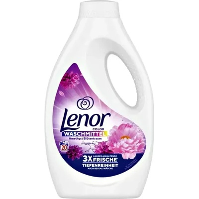 Lenor Amethyst течен перилен препарат за цветно пране 1 литър 20 пранета
