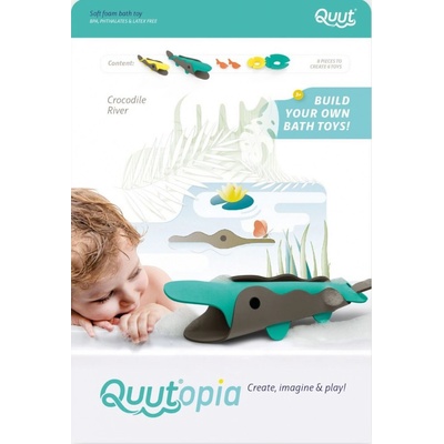 QUUTopia Krokodília rieka Puzzle do vody 3D