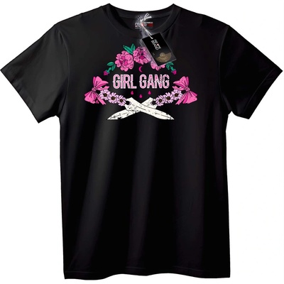 NOONEBRAND Тениска Girl Gang - L, White