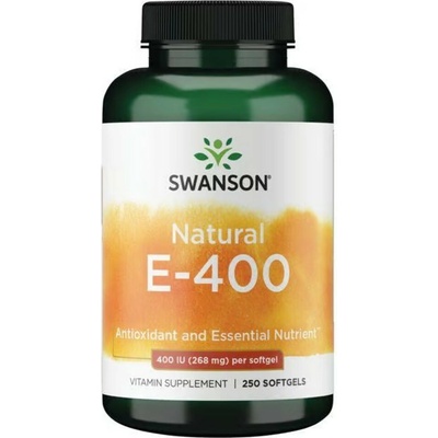 Swanson Natural Vitamín E-400 250 kapsúl