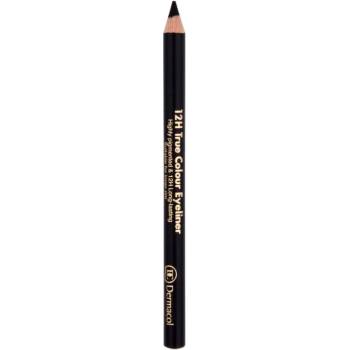 Dermacol True Colour Eyeliner дълготраен молив за очи цвят 08 Black 4 гр