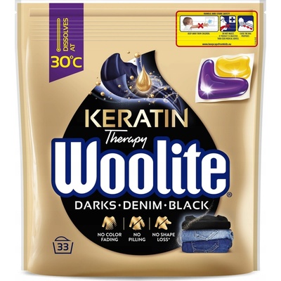 Woolite S Keratínom Pracie Čierna Jeans kapsle 33 PD