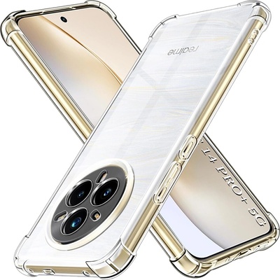 Techsuit - nárazuvzdorný průhledný silikon - Realme 14 Pro Plus - čirý – Zboží Živě