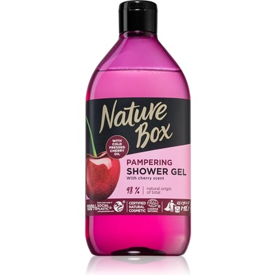 Nature Box Cherry опияняващ душ гел 385ml