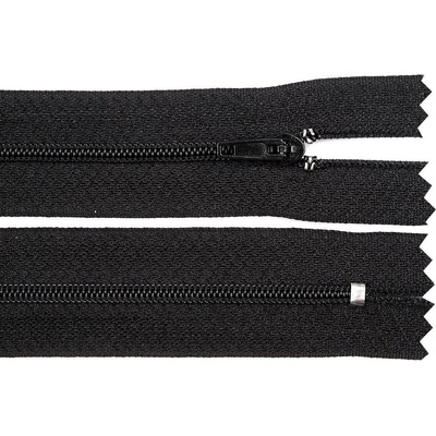 Spirálový zip No 3 délka 45 cm pinlock, malé, 332 černá