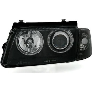 Depo Кристални фарове Angel Eyes VW PASSAT 3B/ B5 (1997-2000) - черни