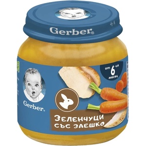 Gerber Зеленчуци със Заек, 5+ м. 125г
