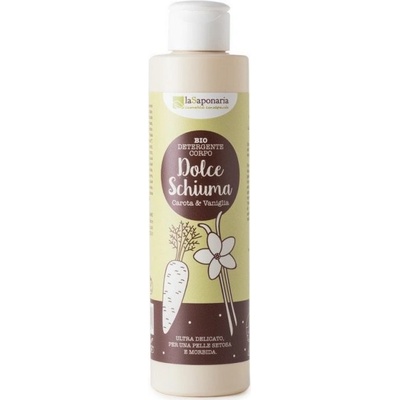 laSaponaria sprchový gél s mrkví a vanilkou BIO 200 ml
