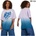 Fox W Hello Future oversized tee