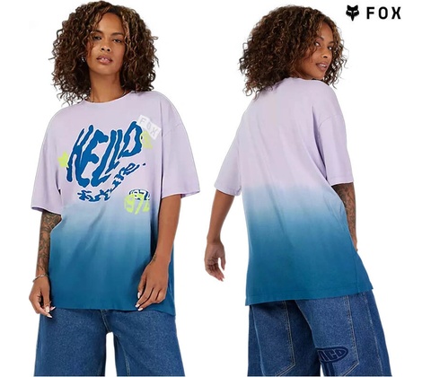 Fox W Hello Future oversized tee