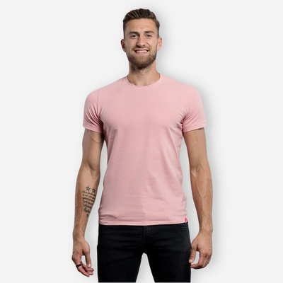CityZen pánské tričko Davos slim Fit světle růžové