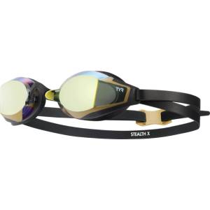 TYR Plavecké brýle tyr stealth-x mirrored черен/златен