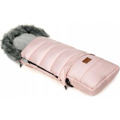 HappyBee Combi s kožešinou Pink/Grey