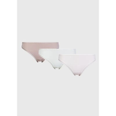 Tommy Hilfiger 3PACK dámské kalhotky vícebarevné UW0UW02825 0XY bílá