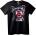 NOONEBRAND Тениска с Френски Булдог и Червени Устни - 2XL, White