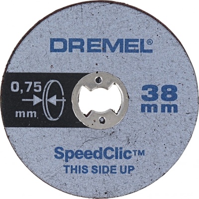 Dremel EZ SpeedClic tenké rezacie kotúče na kovy 5 ks SC409