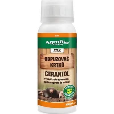 AgroBio Atak Odpuzovač krtků Geraniol 500 ml – Zboží Dáma