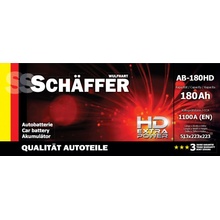 SCHAFFER HD Extra 12V 180Ah 1100A AB180HD