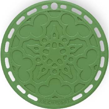 Le Creuset Подложка за горещи съдове Le Creuset с шарка 20 см бамбуково зелена (42401204080000)