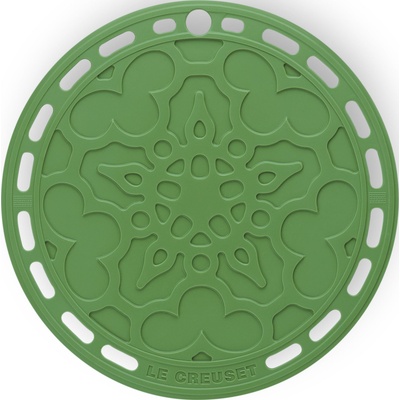 Le Creuset Подложка за горещи съдове Le Creuset с шарка 20 см бамбуково зелена (42401204080000)