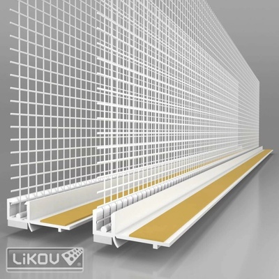 LIKOV LS-VHL 06/2400/VERTEX/lišta okenní začiš. 6mm s lamelou - malé balení 24m/bal. (10ks)