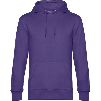 B&C mikina KING Hooded s kapucí pánská COT01U02Ku3802-radiant pur