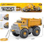 Babyhome Голям детски самосвал Max Truck Super Power с въже за дърпане и подвижно каросери (45 см)