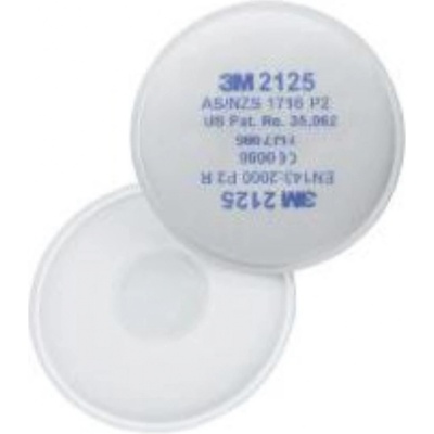 P2 filtr 3M 2125 - proti částicím, obsahuje 2kusy filtru