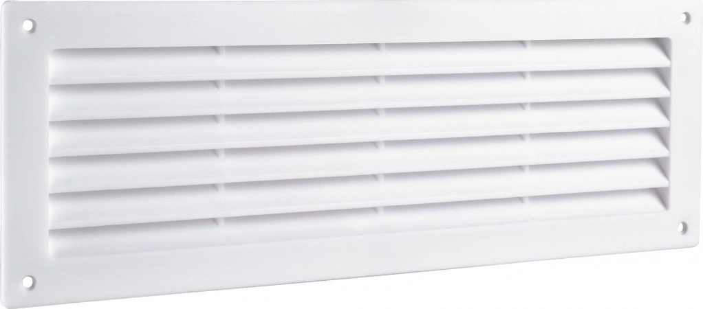 Dalap Lüftungsgitter WDP 350x250 Mm – Aus Aluminium, Weiß Beschichtet | Für Innen- & Außenbereich, Temperaturbeständig -40/+60°C