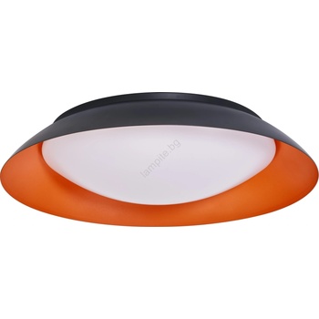 OSRAM - димируем LED таванен плафон ORBIS PLATE LED/45W/230V Ø48cm оранжев/черен (P227662)