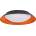 OSRAM - димируем LED таванен плафон ORBIS PLATE LED/45W/230V Ø48cm оранжев/черен (P227662)