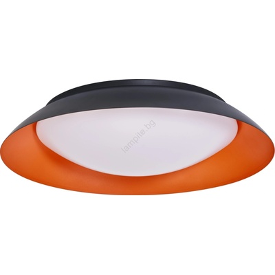OSRAM - димируем LED таванен плафон ORBIS PLATE LED/45W/230V Ø48cm оранжев/черен (P227662)