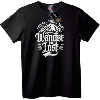 NOONEBRAND Тениска Скитник - M, Black