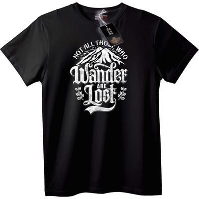 NOONEBRAND Тениска Скитник - M, Black