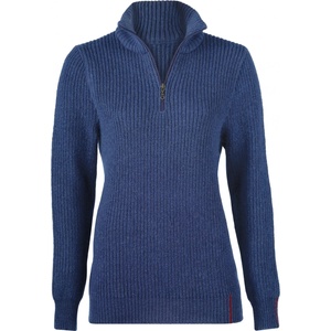 Engel Дамски вълнен пуловер Engel Women's Troyer Wool jumper - Ozean - размер 38/40 (EU) (105-3583-0212)