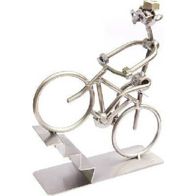 Kovová figurka Horské kolo nahoru 21 cm