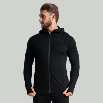 GymBeam STRIX Суичър с цип MERINO I Black S