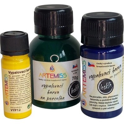 Vypalovací barva perleťová 70g 11 bílá – Hledejceny.cz