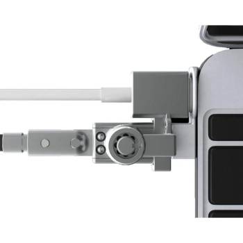Image 1 of Maclocks Bracket with Wedge Lock Slot - скоба със слот за заключващ механизъм Wedge Lock за Macbook 12 (сребрист)